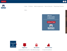 Tablet Screenshot of gruppo-sirio.it